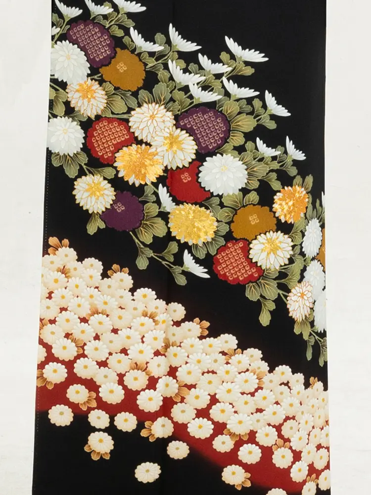 黒留袖／金刺繍 菊尽くし（AM0868）｜都民共済 モーニング・留袖